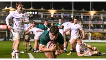 Laois rugby player scores try as Ireland U-20's beat England in Six Nations Championship
