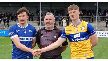 14-man Laois come up short against Clare in a wind-swept thriller in Ennis