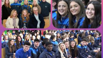 PHOTOS: Awards galore for Laois school's high achieving Junior Cert students