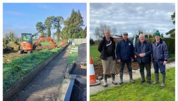 Over 120 burial plots to be created in Laois as work begins on extending graveyard