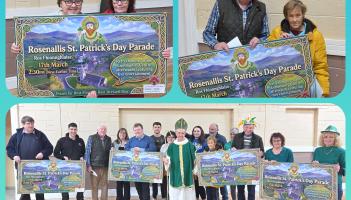 Laois locals celebrate launch of Rosenallis St Patrick's Day parade