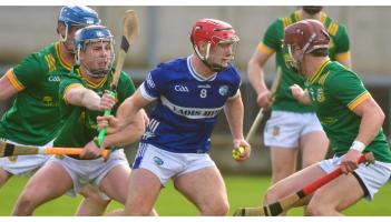 Laois senior hurlers seal Division 1B promotion after crushing Meath in Portlaoise