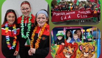 In PICTURES: Laois and Offaly people parade in Portarlington on St Patrick's Day