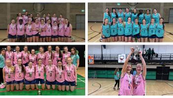 Scoil Chr&iacute;ost R&iacute; Portlaoise make history with hat-trick of regional basketball wins