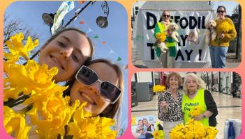 In PICTURES: Spring sunshine for Laois Daffodil Day collectors in Portlaoise