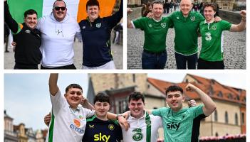 PICTURES: Spot the familiar faces as Irish fans descend on Prague for World Cup play-off