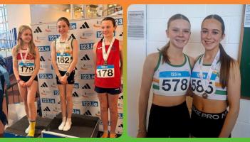 IN PICTURES: St Abban&rsquo;s athletes shine at National Indoor Track and Field Championships