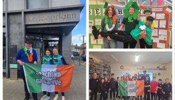 Laois school goes green to celebrate Seachtain na Gaeilge