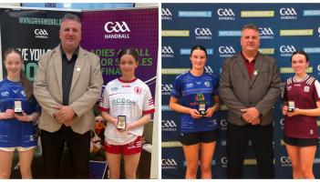 Laois GAA handballers narrowly lose out in All-Ireland 40x20 Handball Finals