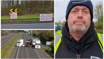 portlaoise m7 fuel protests