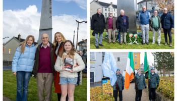 PICTURES: Community gathers for commemorative event honouring Portlaoise man