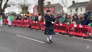 WATCH: Huge crowds at Rathdowney's St Patrick's Day parade