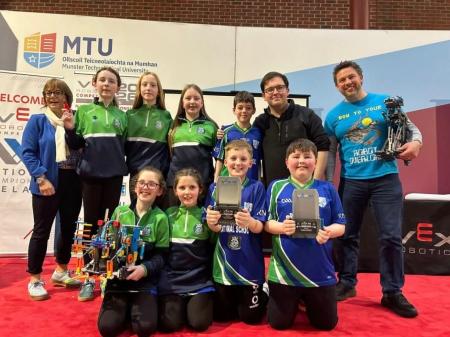 Underdogs! Rural Laois school to represent Ireland in robotics world final in USA