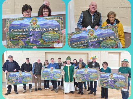 Laois locals celebrate launch of Rosenallis St Patrick's Day parade