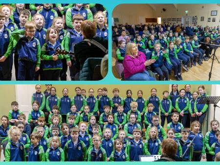 PHOTOS: Laois school children launch song about Irish Famine in Errill