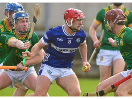 Laois senior hurlers seal Division 1B promotion after crushing Meath in Portlaoise