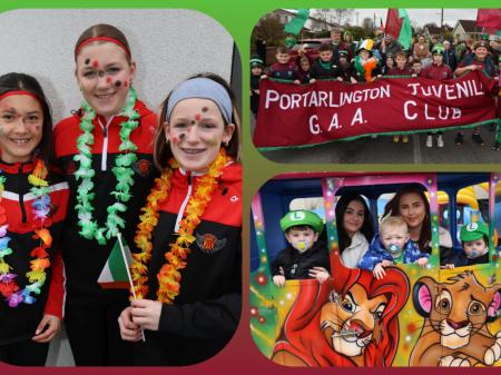 In PICTURES: Laois and Offaly people parade in Portarlington on St Patrick's Day