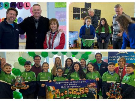 PHOTOS: Laois school shines on RT&Eacute;'s Today Show