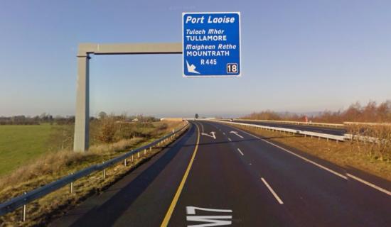 Emergency services called to M7 Motorway crash in Laois