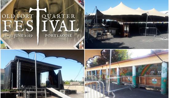 WATCH: First look at the brand new Old Fort Festival stage in Portlaoise