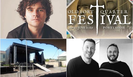 What's happening at the Old Fort Festival in Portlaoise on Friday?