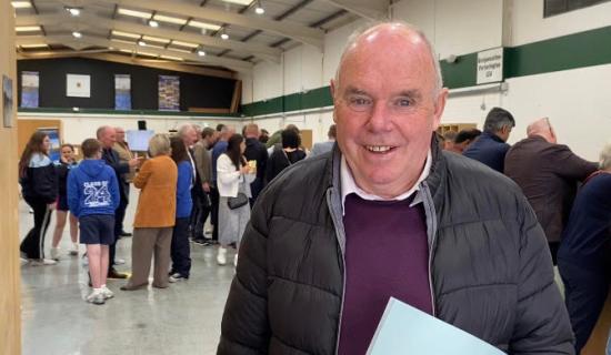 "If I had been down another 2 places, it would&rsquo;ve been a big struggle"; Councillor John Joe Fennelly
