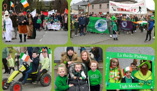 IN PICTURES: St Brigid joins St Patrick at Laois village parade