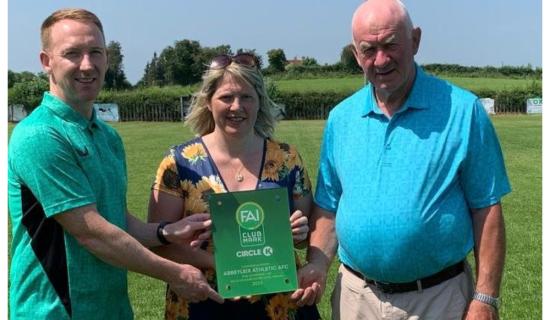Laois soccer club awarded FAI Club Mark as club growth continues on and off the pitch