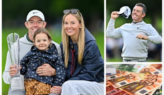 Rory McIlroy's Irish Open prize money revealed as he pockets stunning seven-figure payday