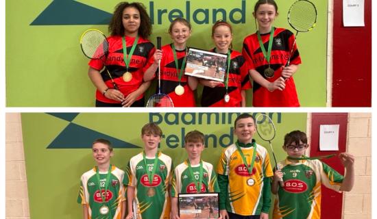 Laois primary schools impress at inaugural Laois/Offaly badminton qualifier