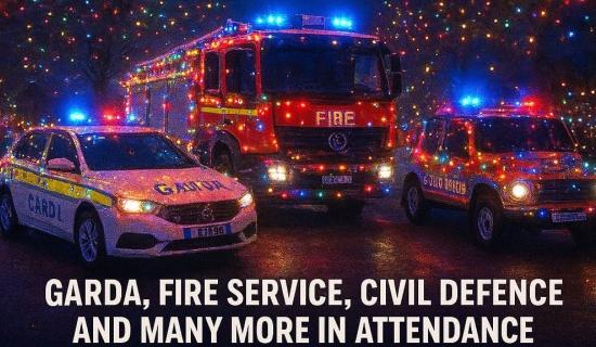 Emergency services to hold Blue Lights and Christmas Lights Day at Laois GAA headquarters