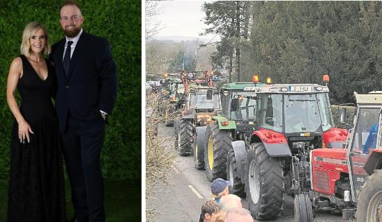 Shane and Wendy Lowry backing Laois school's tractor fundraiser