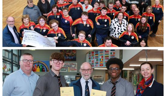 Laois Lions Club makes two fantastic cheque presentations