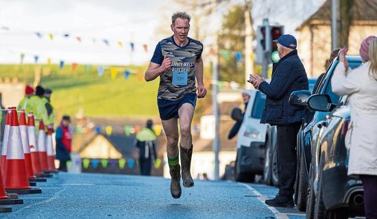 'Giving it wellie': Laois GAA player wins popular Castlecomer Wellie Race