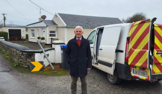 Drivers hit wall in Laois three times over Christmas