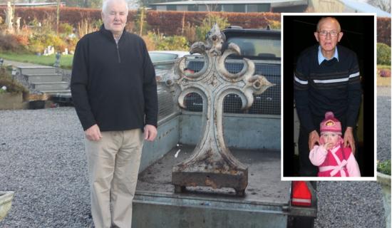 Laois gent's miraculous escape from injury while saving historic Abbeyleix cross