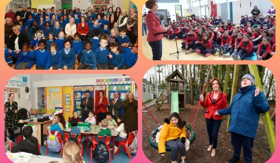In PICTURES: Historic Laois ministerial visit to Portlaoise schools