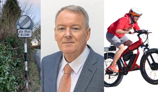 Laois TD's car overtaken by 70km/h speeding e-bike