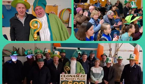 PHOTOS: Laois locals mark launch of Clonaslee St Patrick's Day parade!
