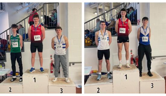 IN PICTURES: Gold medal success for Portlaoise Athletic Club at Leinster Indoors in Athlone