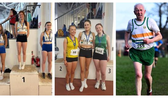 IN PICTURES: Strong medal haul for Laois athletics club at Leinster Indoor Championships