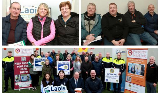 PICTURES: Laois community unites to tackle property theft