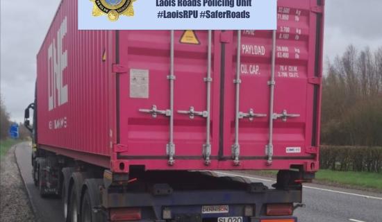 Trucker arrested on suspicion of drink driving on M7 motorway in Laois