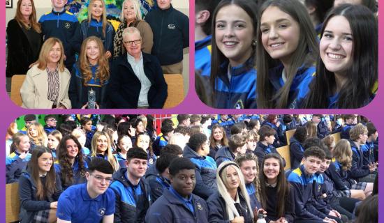 PHOTOS: Awards galore for Laois school's high achieving Junior Cert students
