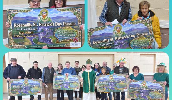 Laois locals celebrate launch of Rosenallis St Patrick's Day parade