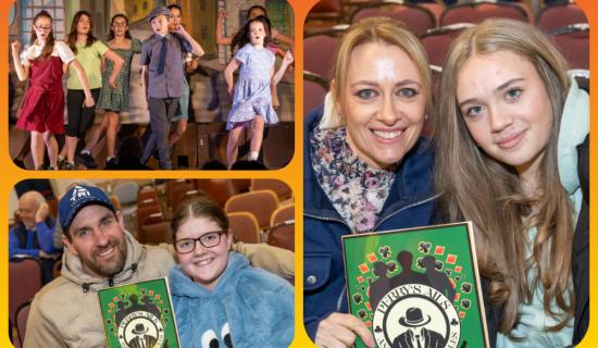 PHOTOS: Happy faces for Laois pantomime Perry's Ails and Gangster Tales