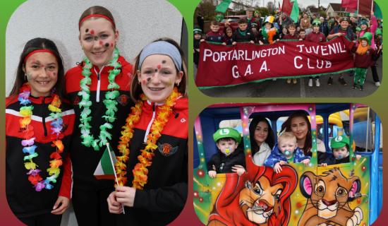 In PICTURES: Laois and Offaly people parade in Portarlington on St Patrick's Day