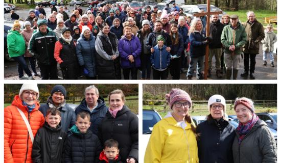 Pictures: Laois town gathers to keep Stations of Cross tradition alive