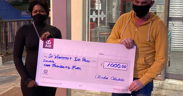 Abi's masks raise &euro;1,000 for Rathdowney branch of St. Vincent de Paul