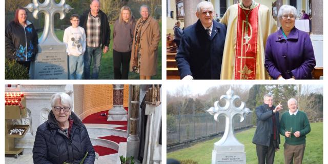 Laois locals gather for official unveiling of restored Abbeyleix Brigidine cross